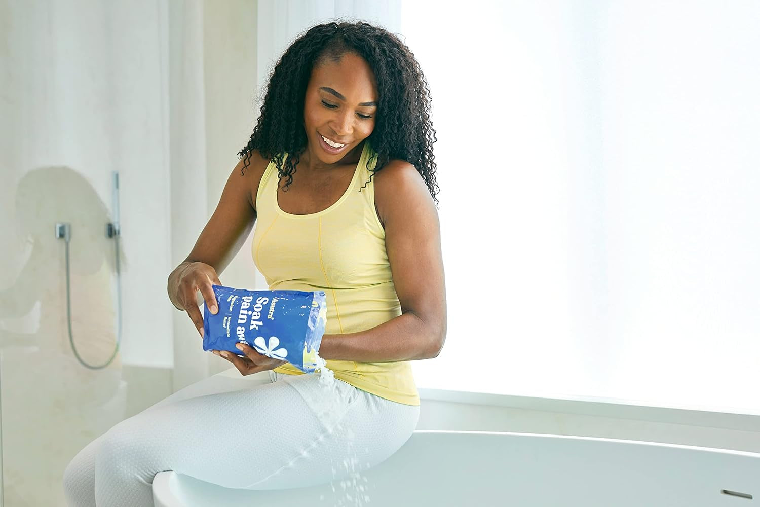 ASUTRA Magnesium Chloride Bath Flakes, 2 Lbs - for Relaxing Foot & Body Soaks, Epsom Salt Alternative, Rapid Absorption