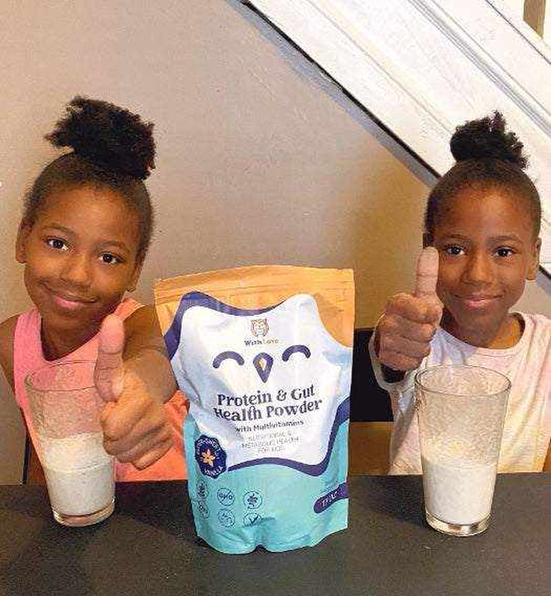 Withlove Kids Protein & Gut Health Powder W/ Multivitamins - Vanilla