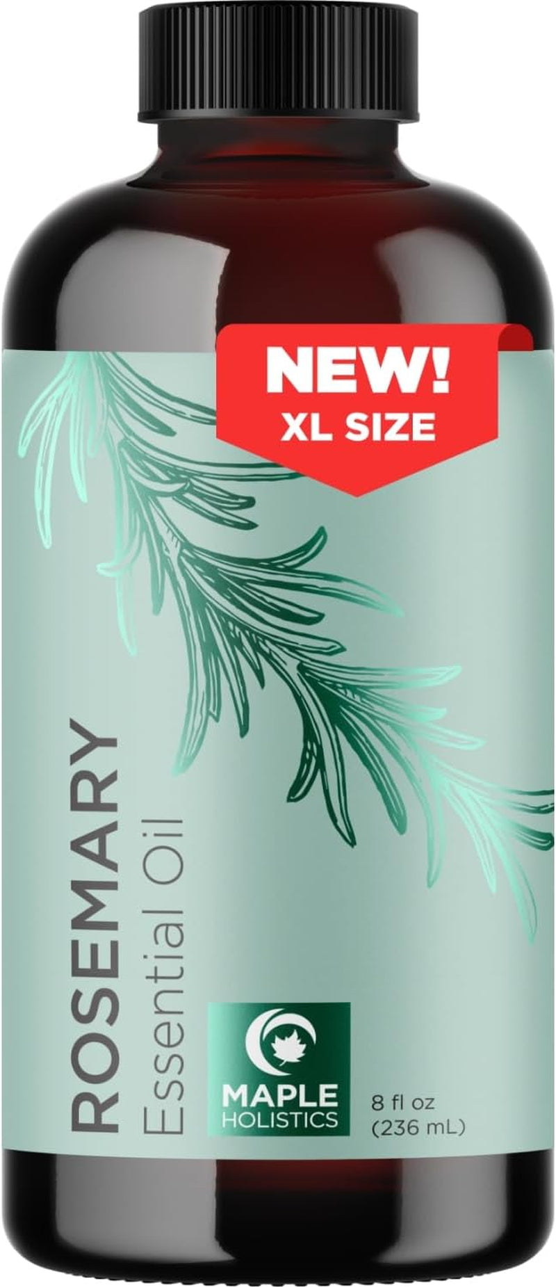 Peppermint Essential Oil for Diffuser Aromatherapy - 100% Pure Peppermint Oil for Hair Skin and Nails plus Undiluted Refreshing Aromatherapy Essential Oil for Diffusers Baths and Topical Uses 4Oz