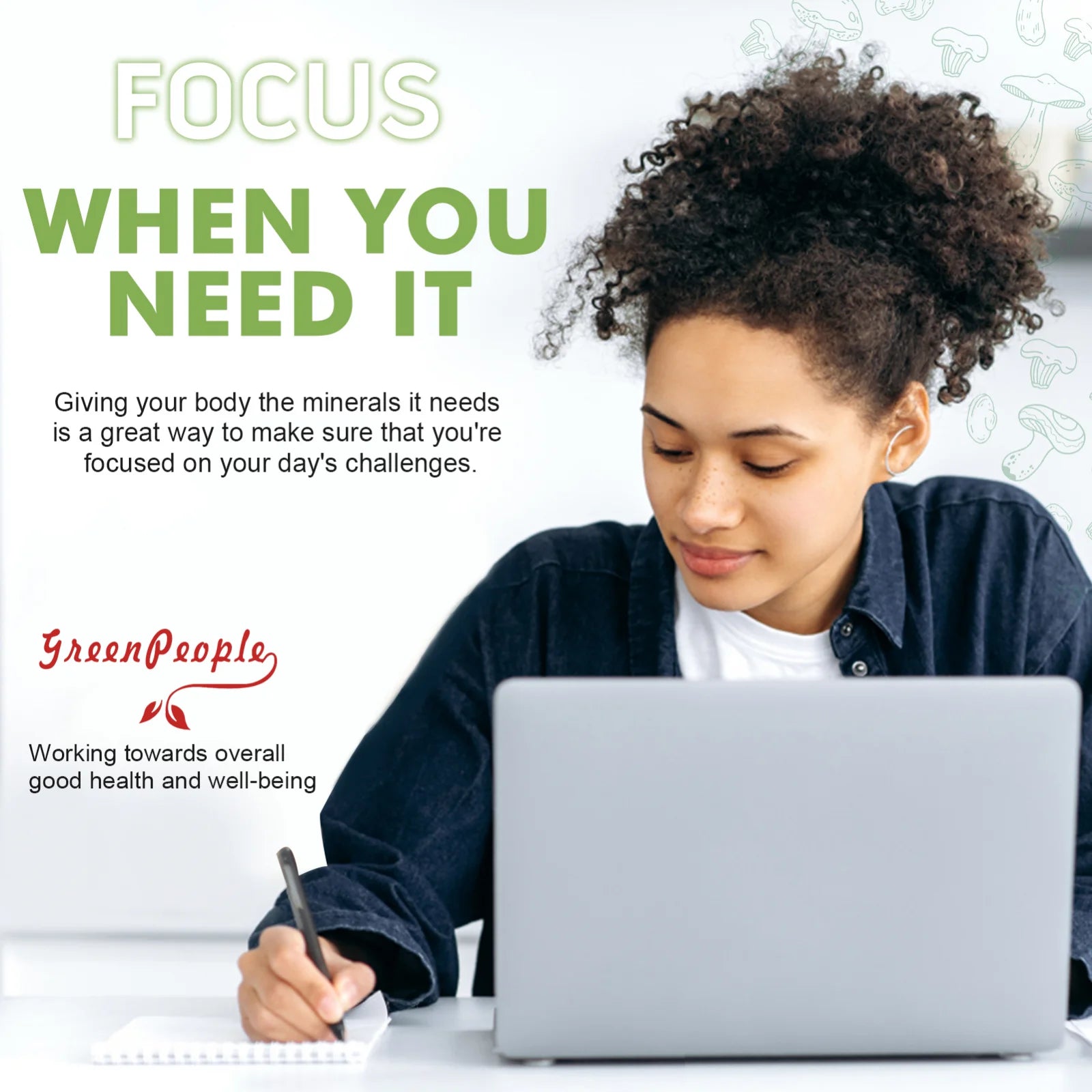 Mushroom Coffee- 10 Mushroom Blend plus Cordycepsour Superfood Powder- 6.2Oz (60 Servings) by