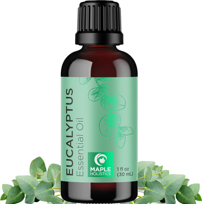 Peppermint Essential Oil for Diffuser Aromatherapy - 100% Pure Peppermint Oil for Hair Skin and Nails plus Undiluted Refreshing Aromatherapy Essential Oil for Diffusers Baths and Topical Uses 4Oz