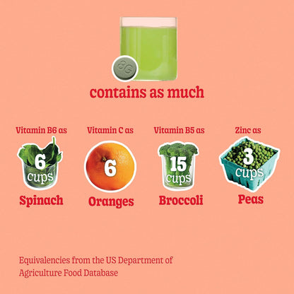 Supergreens Tablets | Super Greens Powder Superfood Tablet, Metabolism Immunity & Focus, Daily Greens Effervescent Tablets, Organic: Aloe Vera, Spirulina, Chlorella, Blood Orange, 60 Servings