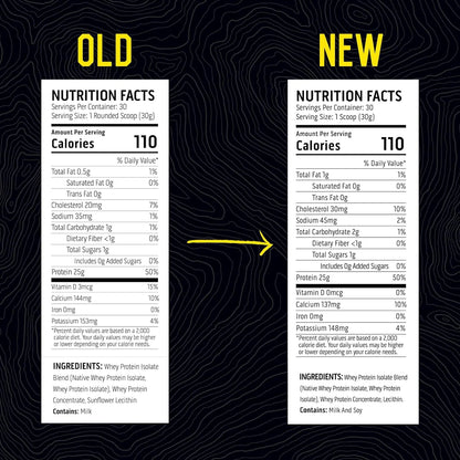 100% Whey Protein Powder - Post Workout Whey Protein Isolate, Zero Artificial Flavors & Sweeteners, Gluten Free, 5.5G BCAA, 2.6G Leucine, Essential Amino Acids, Unflavored 2 Lb