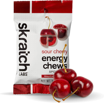 Skratch Labs Energy Chews | Gummies for Running, Cycling, and Sports Preformance | Gel Alternative | Variety Pack (10 Pack) | Gluten Free, Vegan