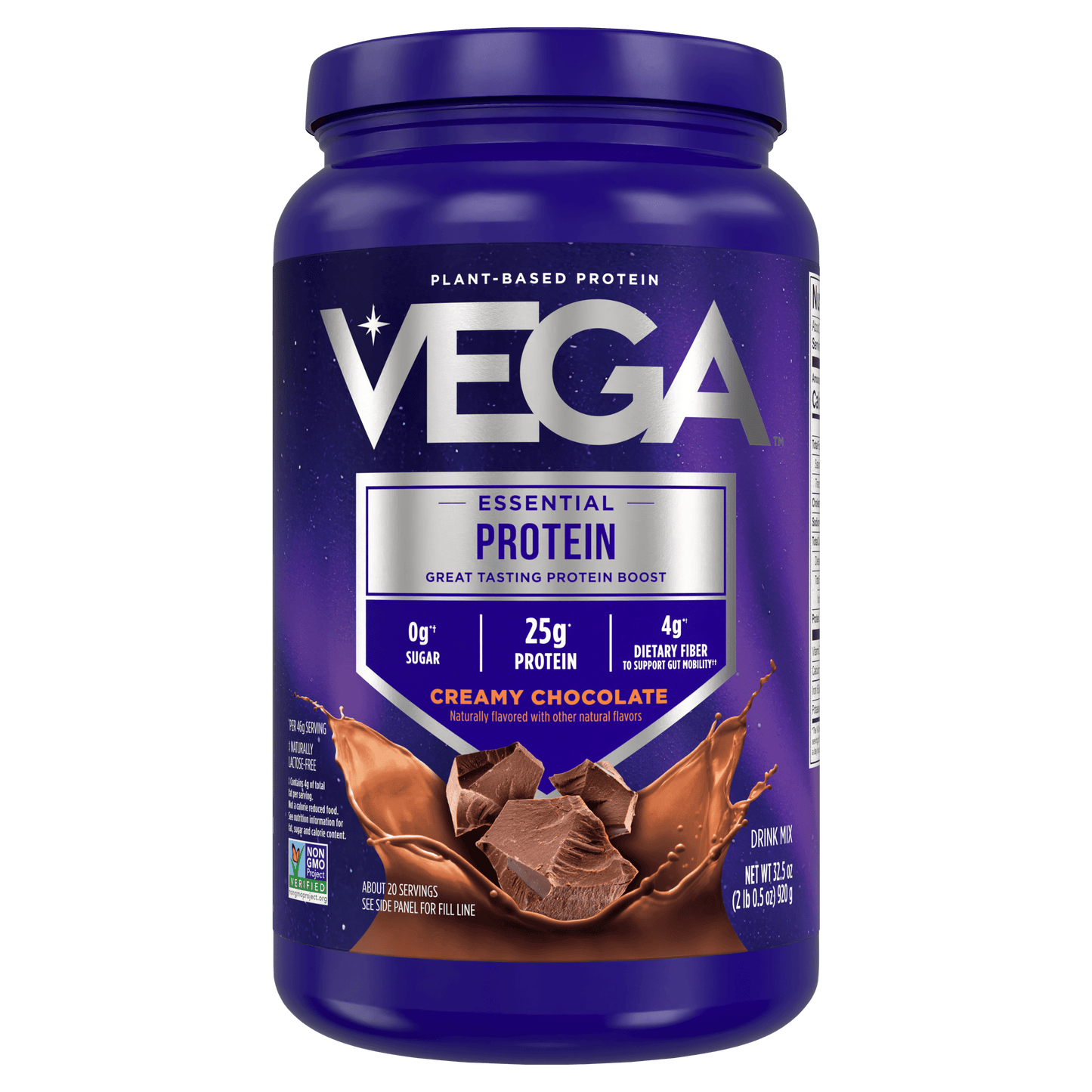 Original Protein Plant-Based Protein Powder, Chocolate, 20 Servings (32.5Oz)