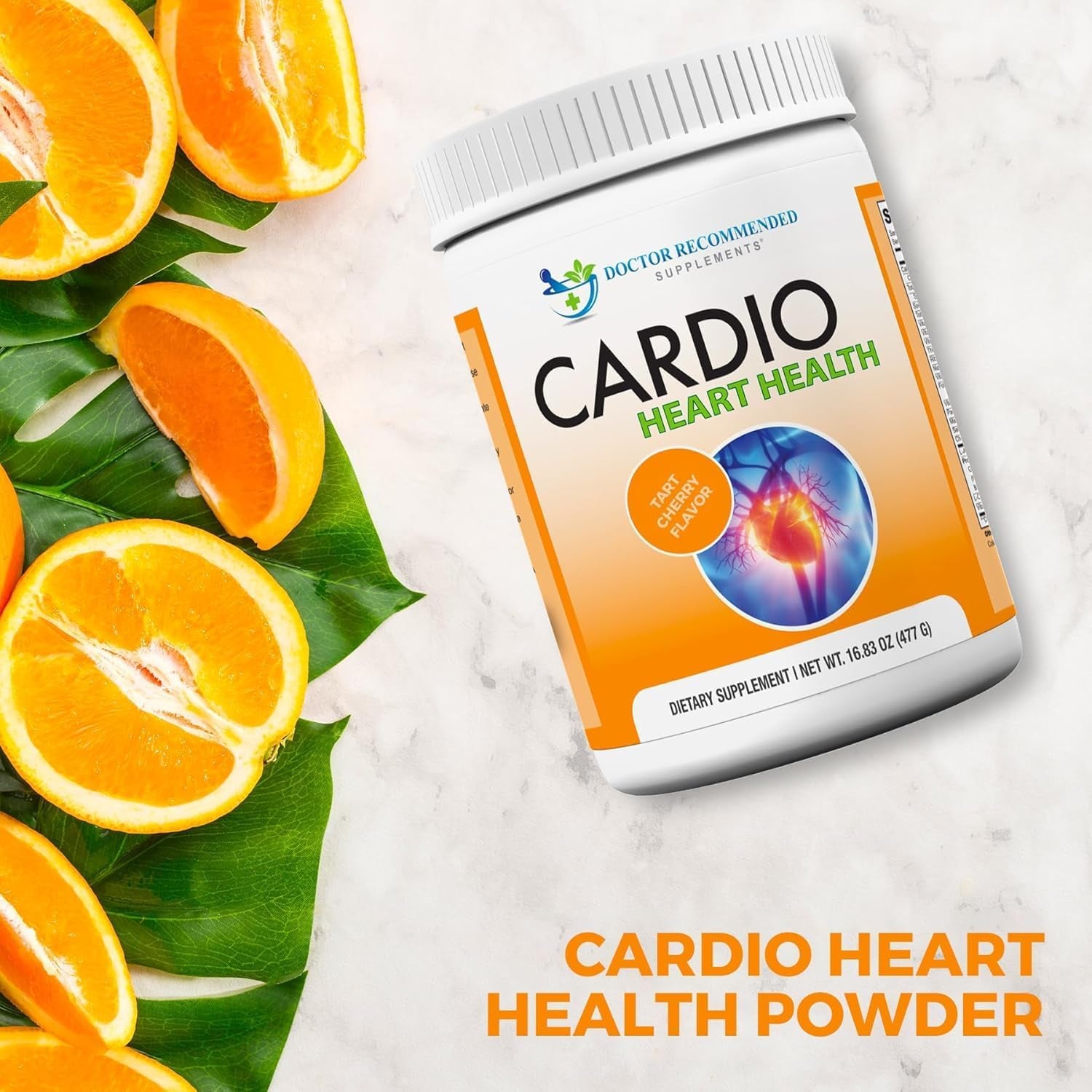 Cardio Heart Health Powder – L-Arginine Supplement 5000Mg & L-Citrulline 1000Mg,16.82 Oz